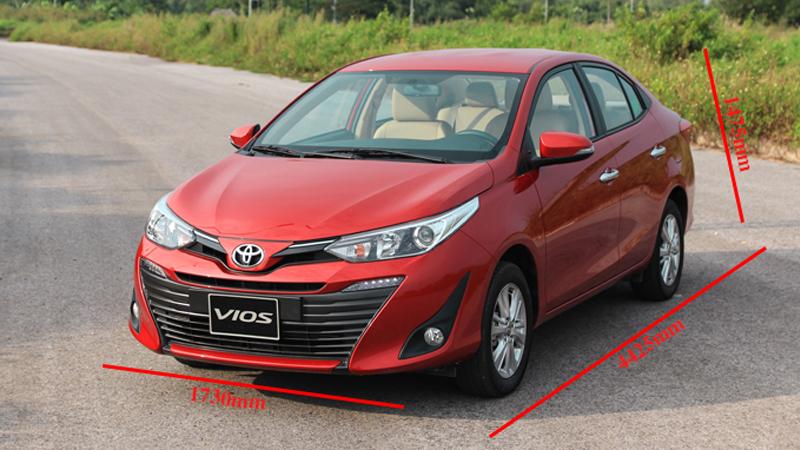Kich thuoc xe Vios