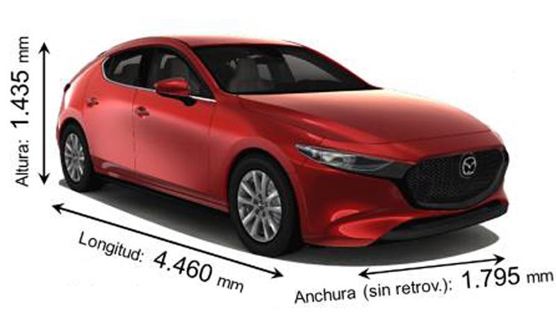 Kích thước xe ô tô Mazda 3