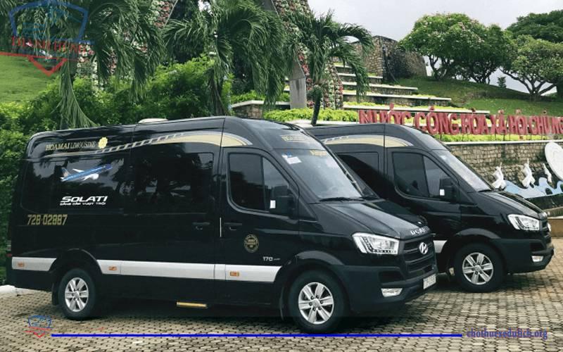 Xe Limousine Hoa Mai đi Hồ Cốc