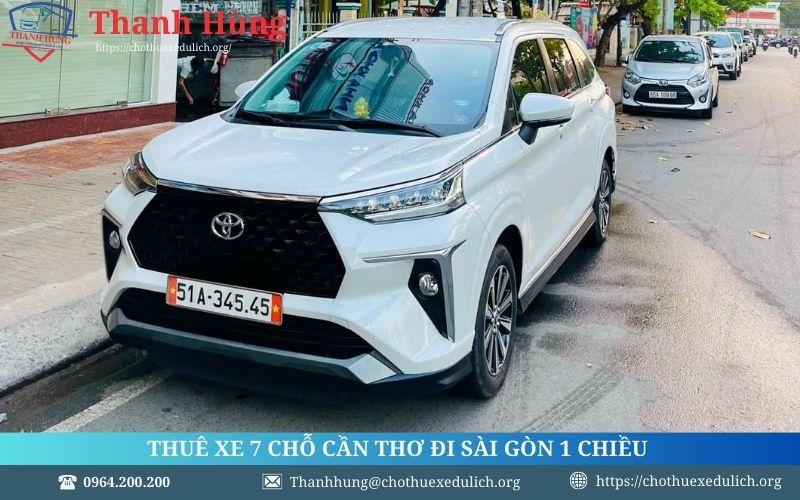 Thuê xe 7 chỗ Cần Thơ đi HCM