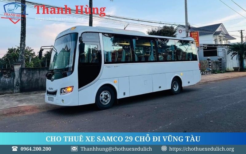 Cho thuê xe Samco 29 chỗ đi Vũng Tàu