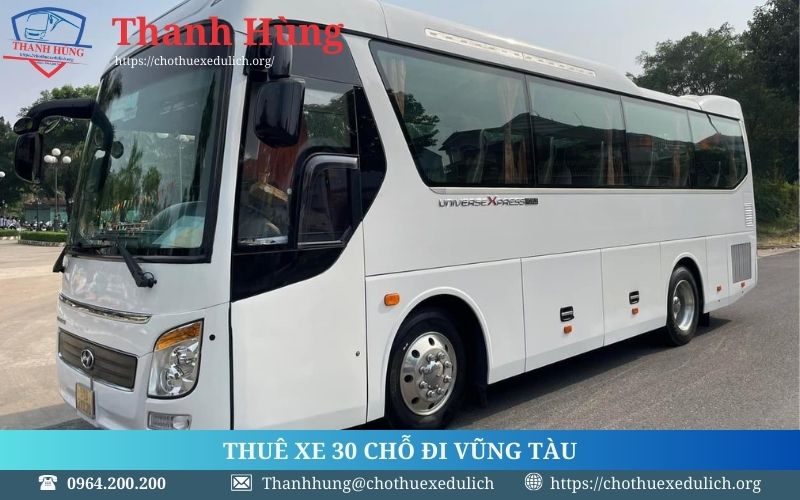 Thuê xe 30 chỗ đi Vũng tàu