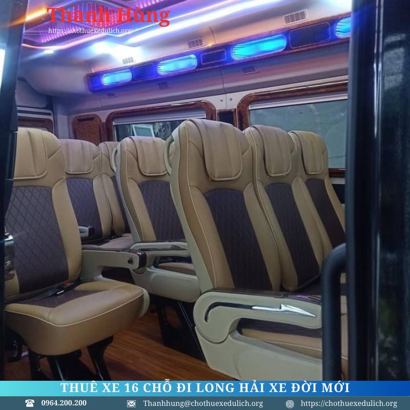 Thuê xe 16 chỗ đi Long Hải