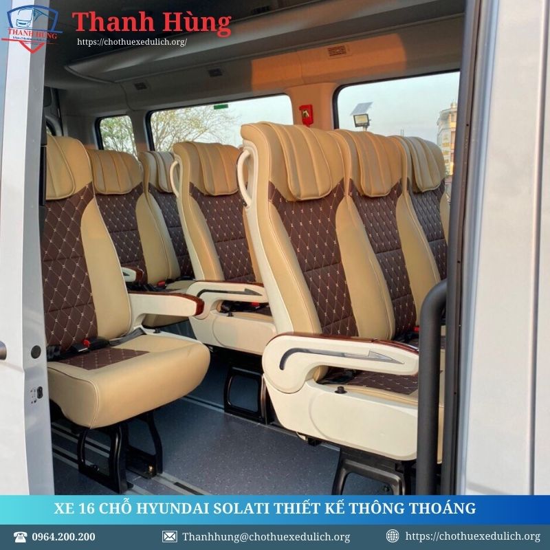 Cho thuê xe 16 chỗ Solati