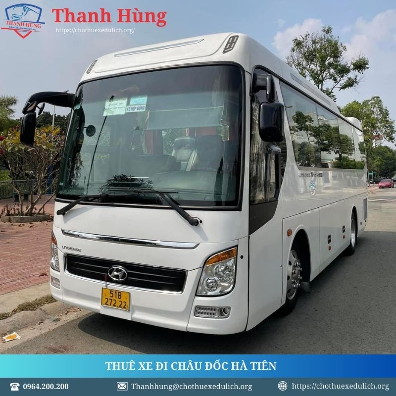 Thuê xe 29 chỗ đi hà Tiên