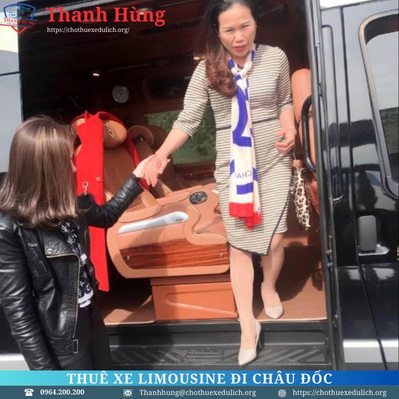 cho thuê xe limousine đi Châu Đốc