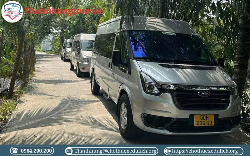 Thuê xe 16 chỗ đi Bến Tre