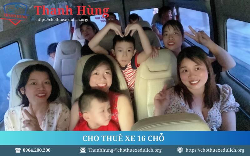 Cho thuê xe 16 chỗ đời mới tại TPHCM