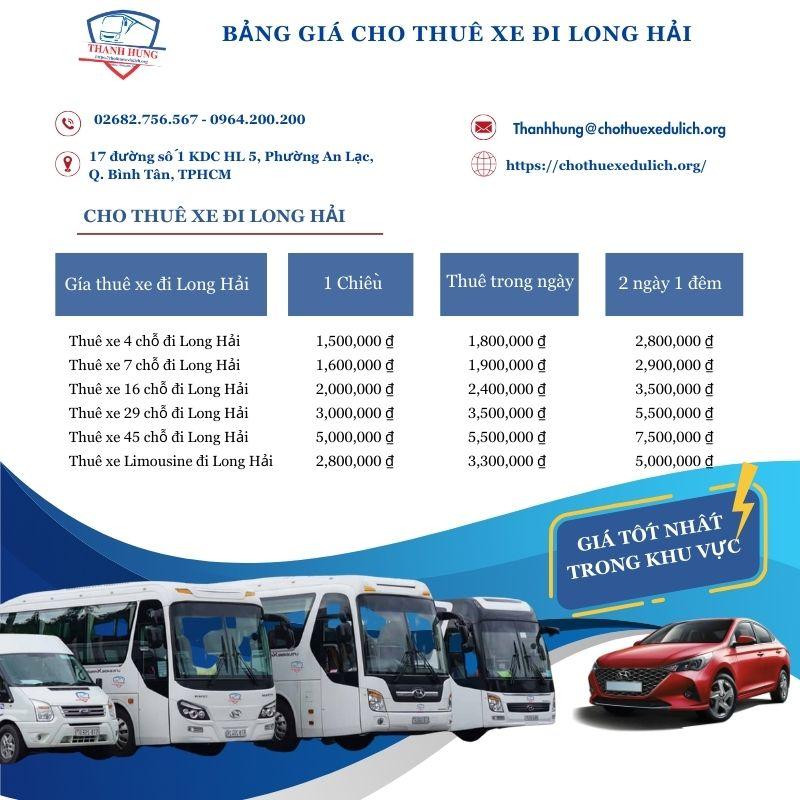 cho thuê xe đi Long Hải