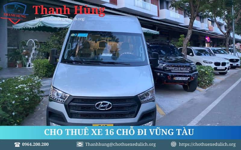 Gia thuê xe 16 chỗ đi Vũng Tàu 2 ngày 1 đêm