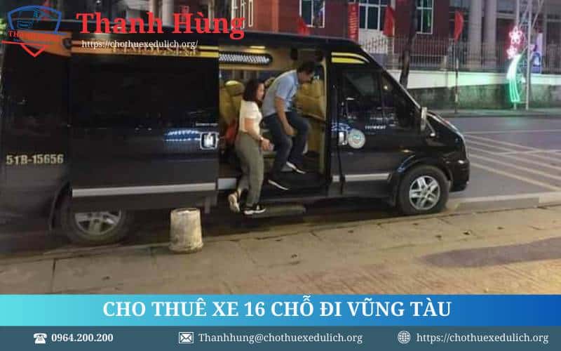 Thuê xe 16 chỗ đi Vũng Tàu