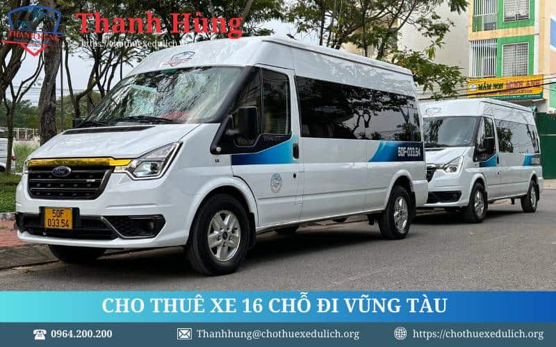 Cho thuê xe 16 chỗ đi Vũng Tàu