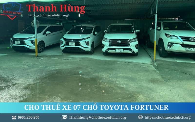 Cho thuê xe 7 chỗ đời mới