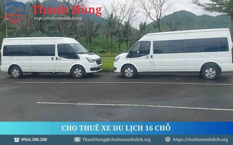 Cho thuê xe du lịch 16 chỗ