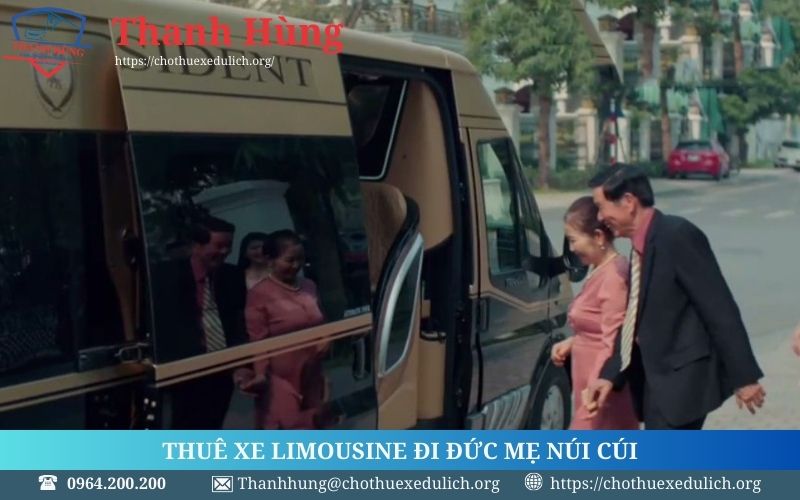thuê xe Limousine đi Đức Mẹ Núi Cúi
