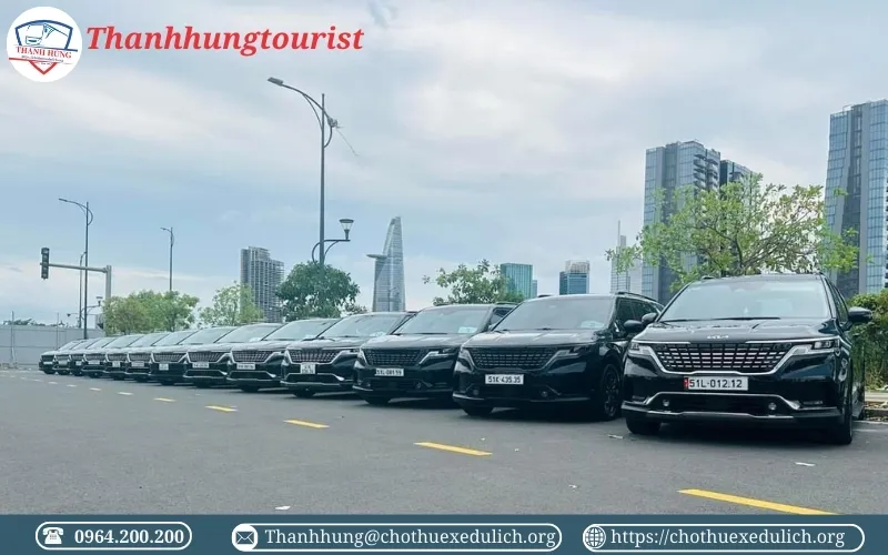 Thuê xe 4 đến 45 chỗ tại Tại Bên Lức
