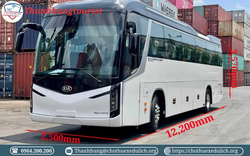 Kích thước xe 45 chỗ